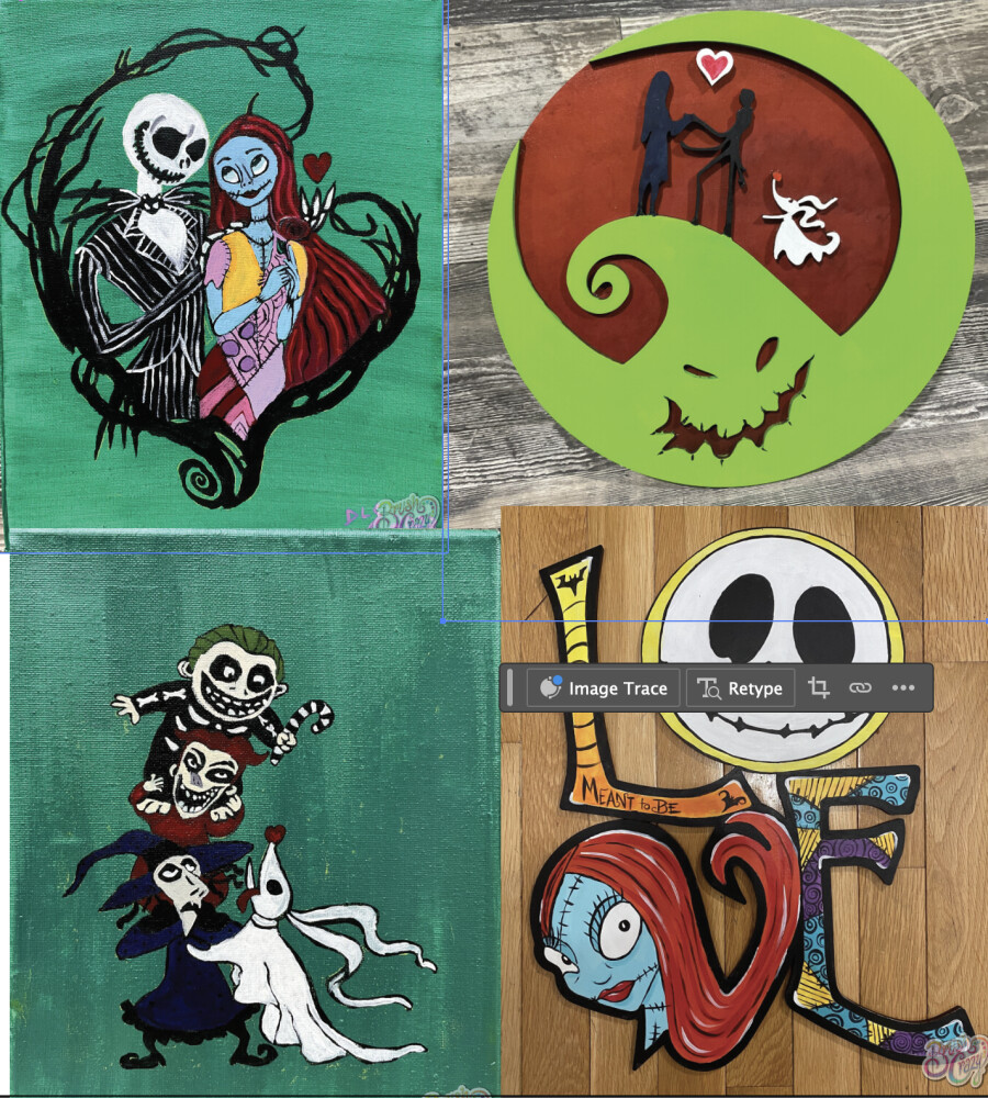 A Nightmare Before Christmas Painting Event